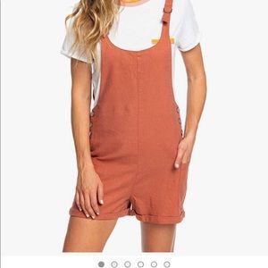 Roxy size large cloth overalls